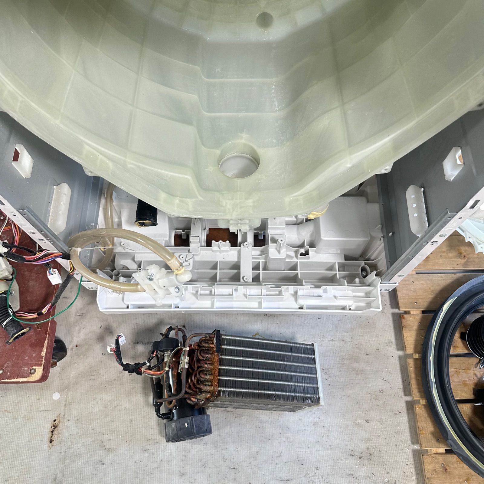 SHARP ES-P110-SRドラム式洗濯機 ヒートポンプ式 分解洗浄 - メルカリ