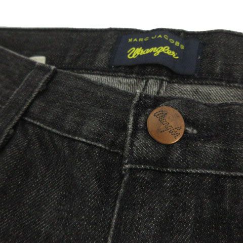 MARC JACOBS×ラングラー レア 裾リボンジーンズ USA製 黒 2｜ 