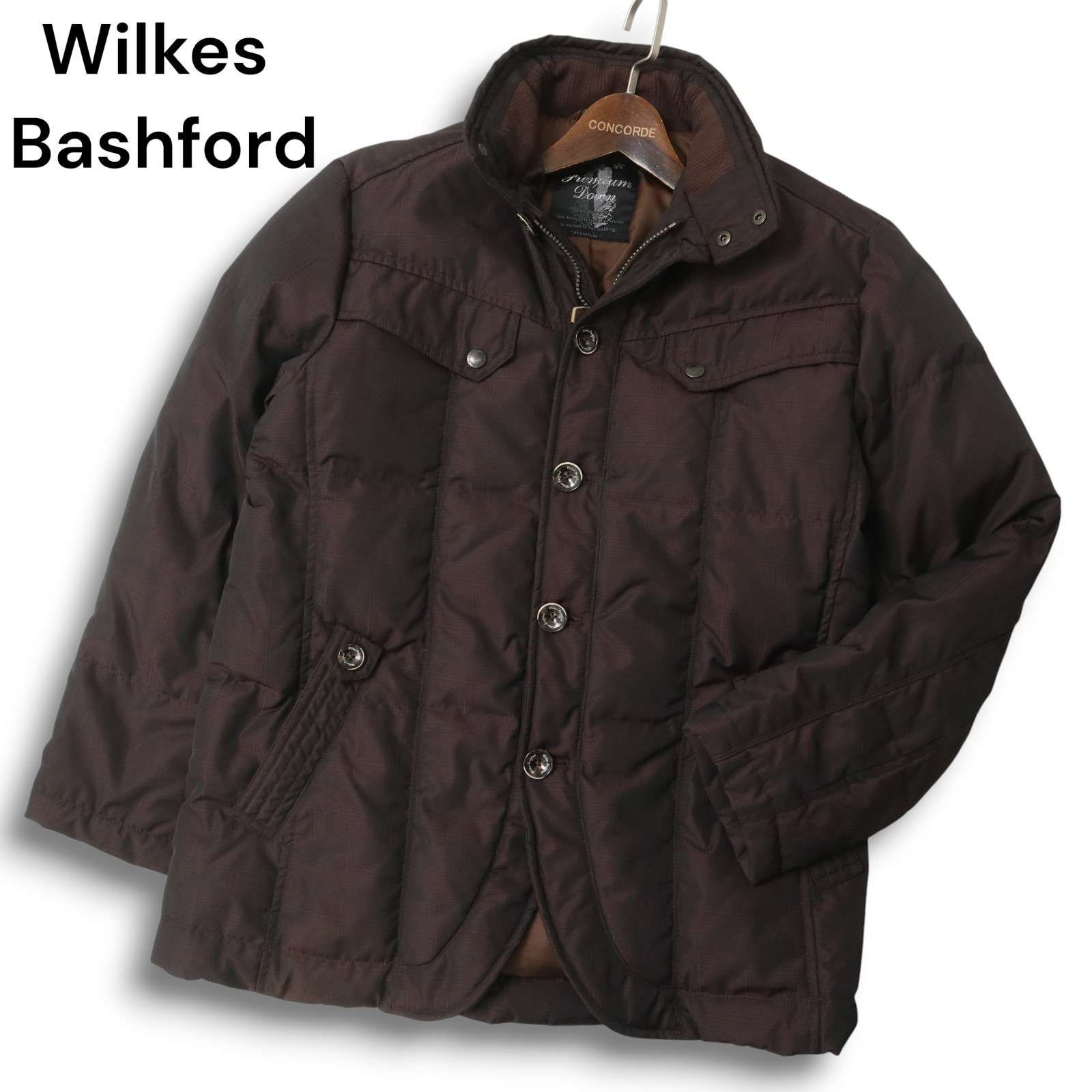 Wilkes Bashford タカキュー 秋冬☆ フード収納 チェック トラベル 