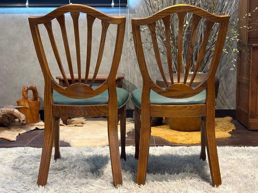 台湾製 オーク材 ダイニングチェア リビングチェア 食卓椅子 合皮レザー nZ 台湾製 オーク材 ダイニングチェア リビングチェア 食卓椅子 合皮