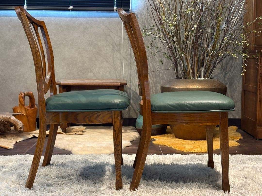 台湾製 オーク材 ダイニングチェア リビングチェア 食卓椅子 合皮レザー nZ 台湾製 オーク材 ダイニングチェア リビングチェア 食卓椅子 合皮