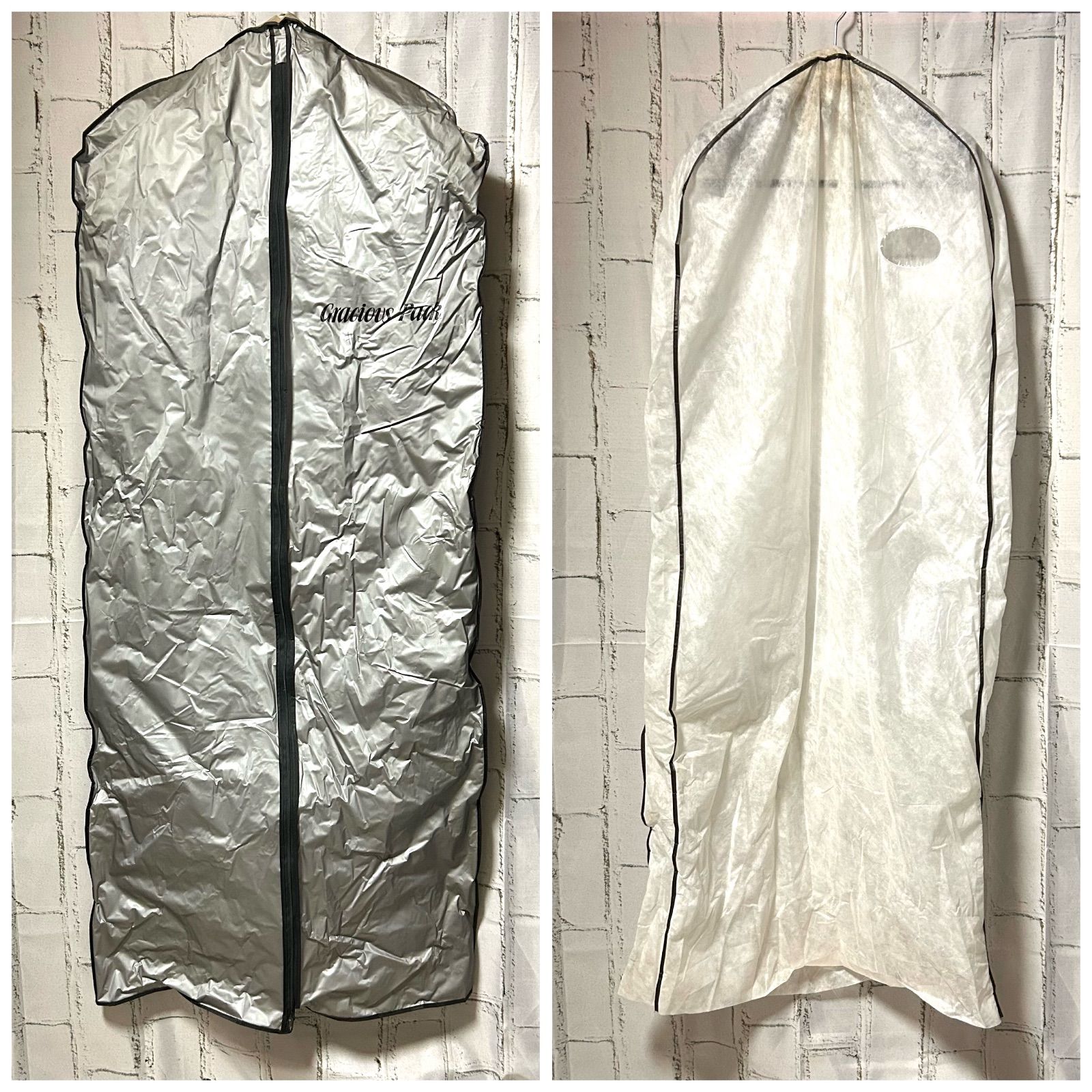 美品 フォックスファー ロングコート ミドル丈～ロング丈 シルバー