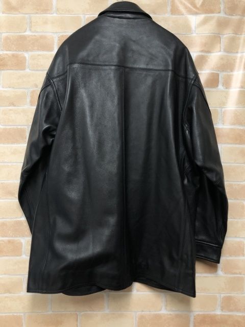 中古】 BEAMS ビームス カーコーチ ジャケット レザー ブラック M