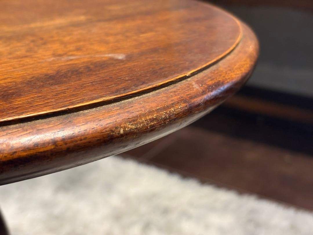 コーヒーテーブル サイドテーブル ナイトテーブル アンティーク 円卓