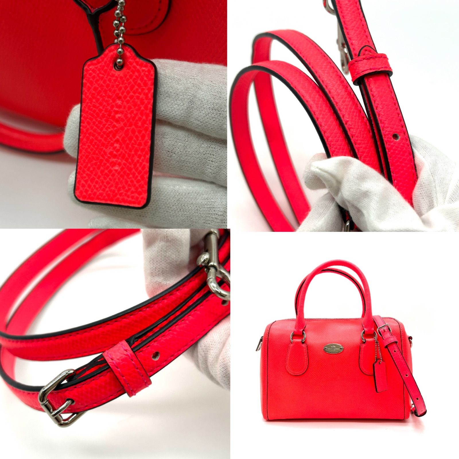 COACH コーチ ハンドバッグ ミニボストンバッグ 2WAY ショルダー