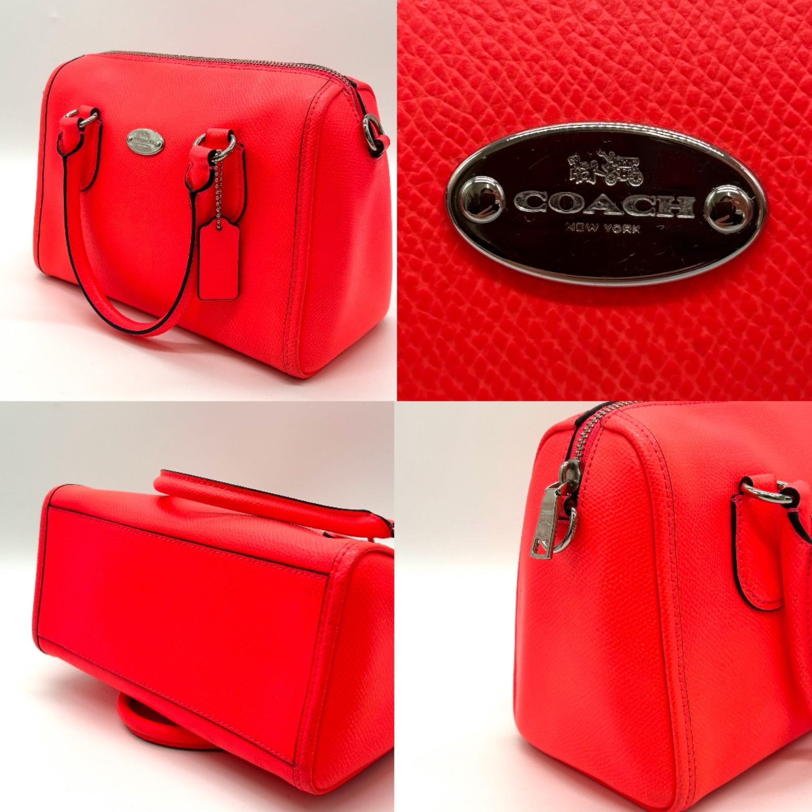 COACH コーチ ハンドバッグ ミニボストンバッグ 2WAY ショルダー