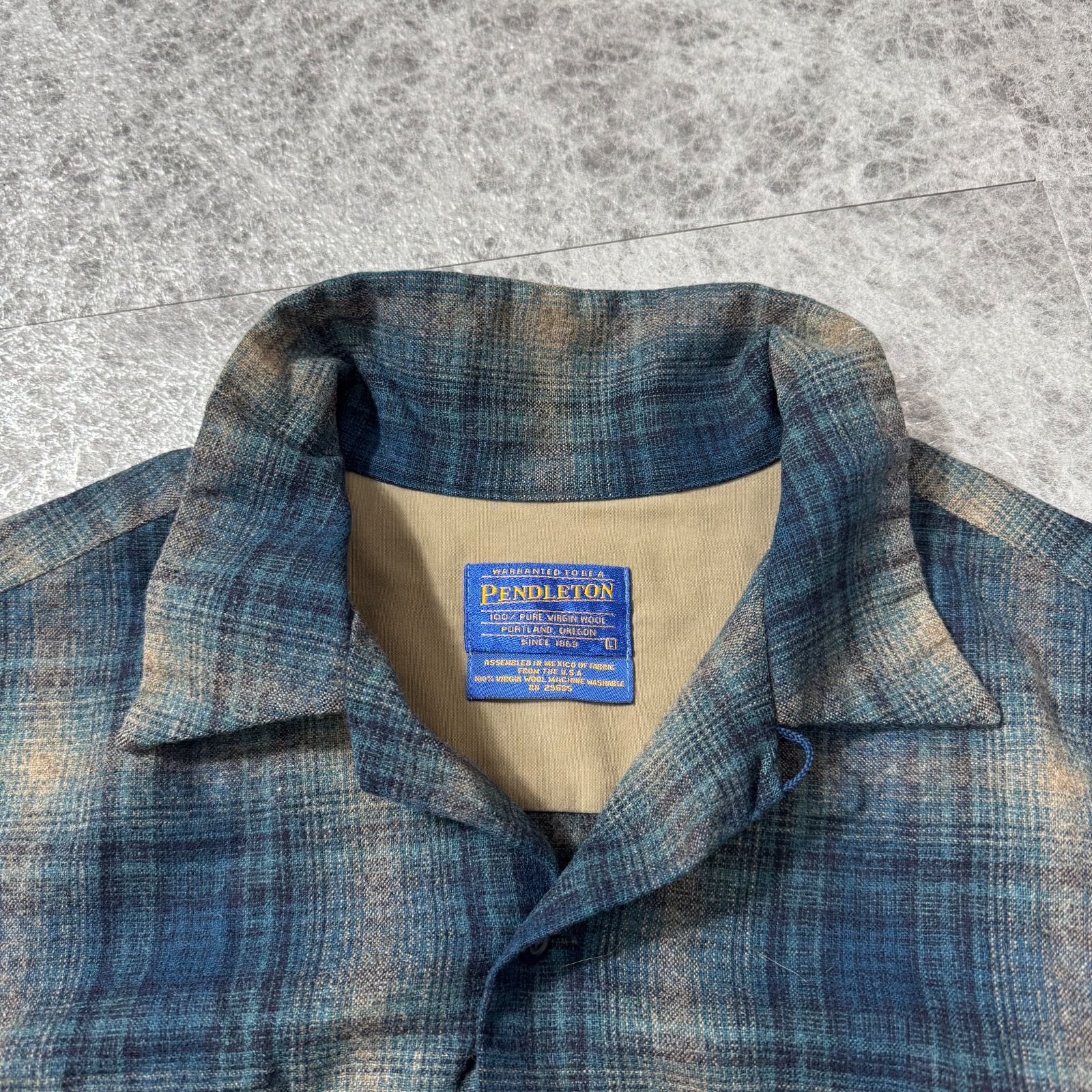 ショップ 【好配色】ペンドルトン ボードシャツ オープンカラー