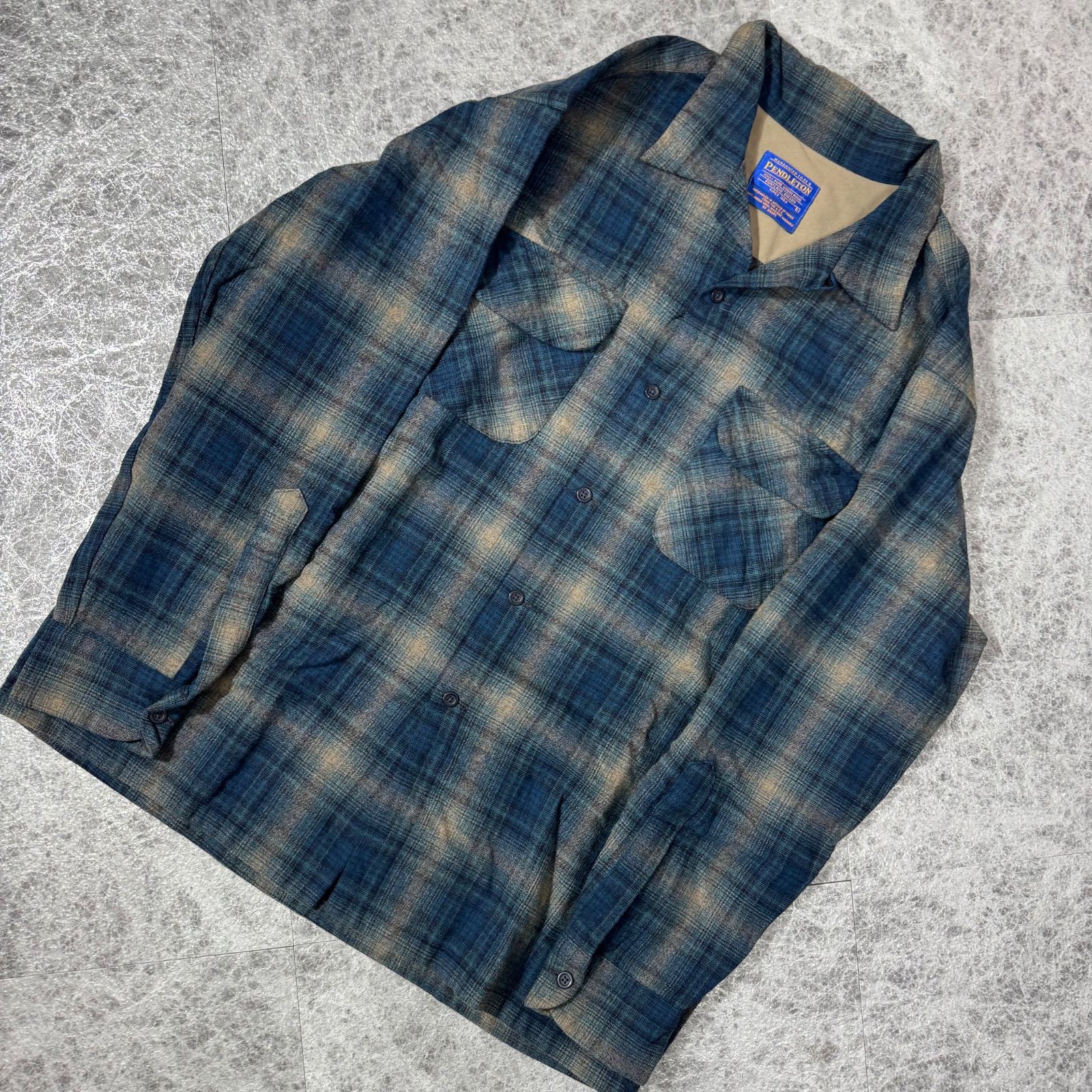 【好配色】 PENDLETON ペンドルトン ボードシャツ オンブレ 長袖 L PENDLETON ペンドルトン 2020AW 新作 BOARD CL Fit オンブレ チェック