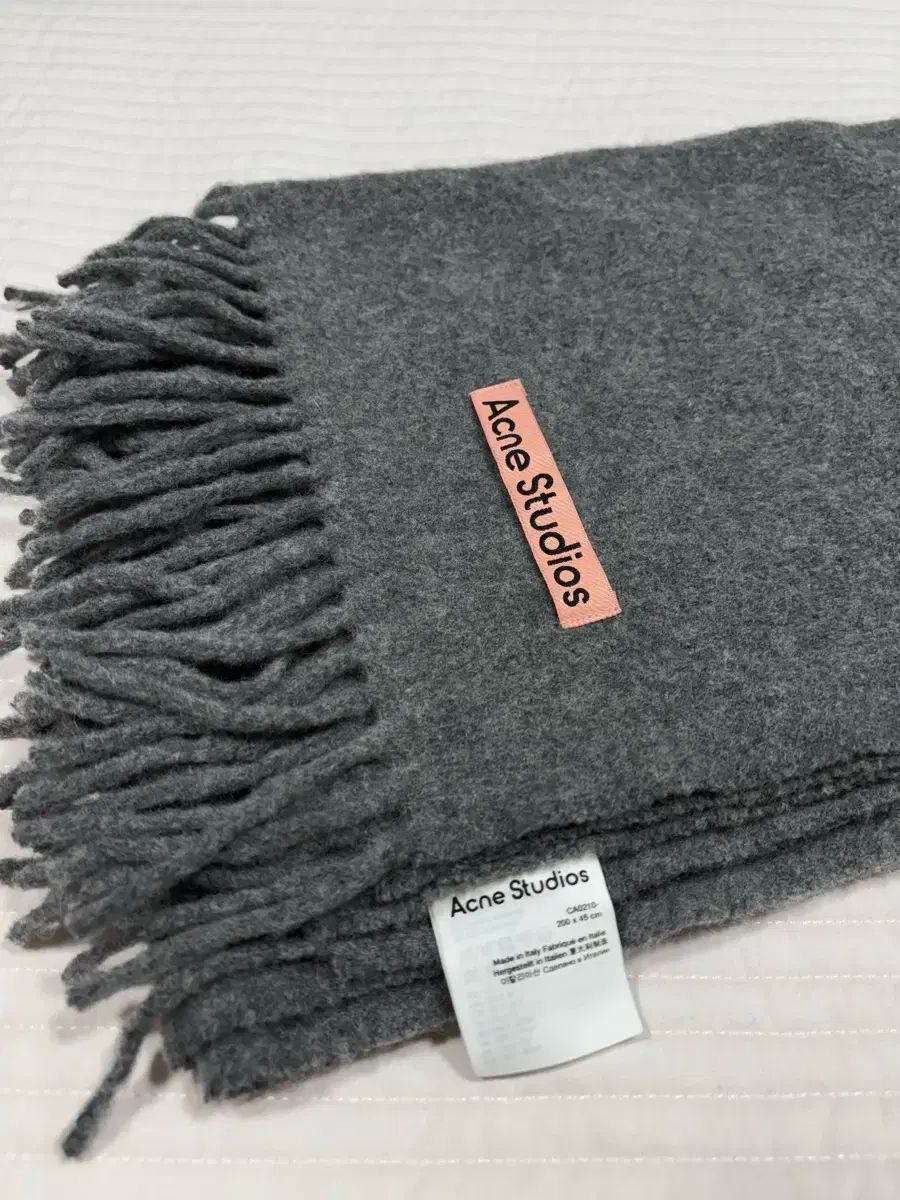 Acne Studios アクネストゥディオズ ウール スカーフ グレー メランジ