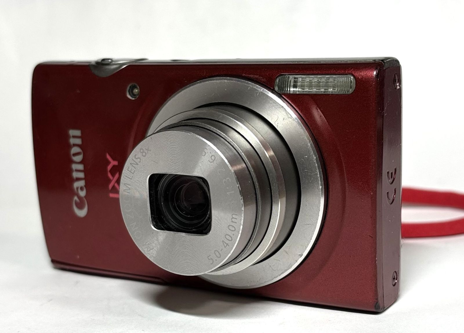Canon IXY 200 PC2333 HD 20MP 8x デジタルカメラ Red 基本動作確認