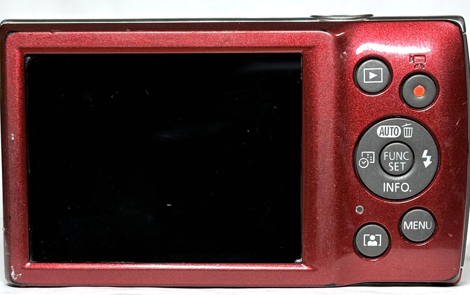 Canon IXY 200 PC2333 HD 20MP 8x デジタルカメラ Red 基本動作確認
