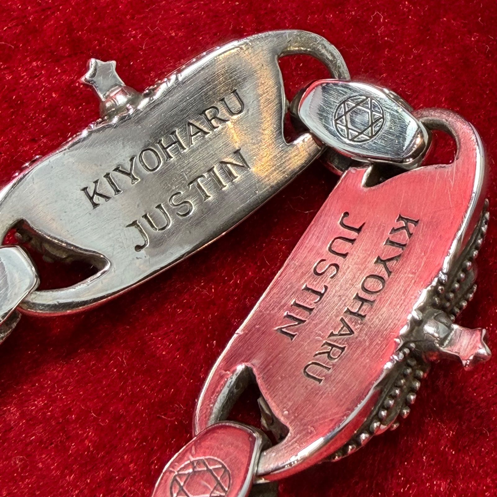 美品 ブレスレット 清春/KIYOHARU 88.6g ジャスティンデイビス/Justin