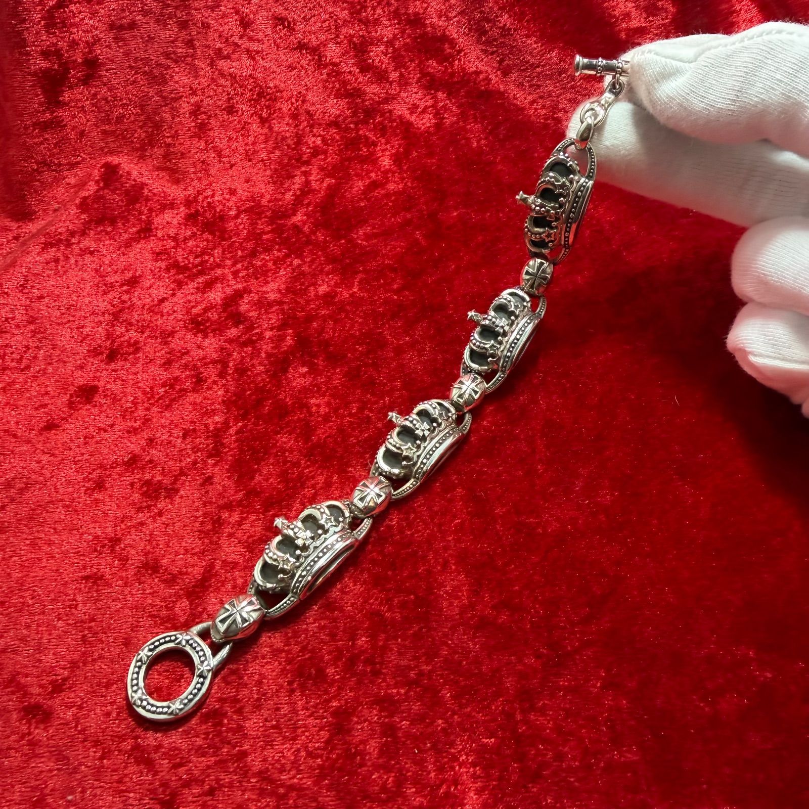 美品 ブレスレット 清春/KIYOHARU 88.6g ジャスティンデイビス/Justin