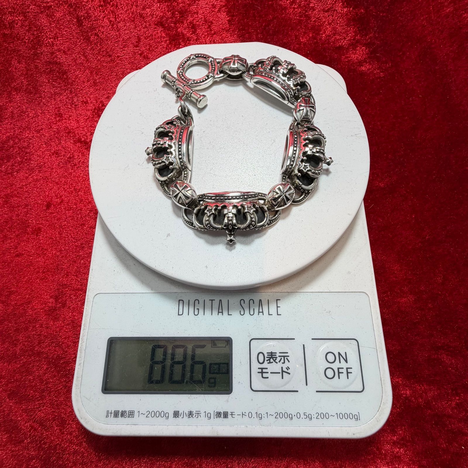美品 ブレスレット 清春/KIYOHARU 88.6g ジャスティンデイビス/Justin