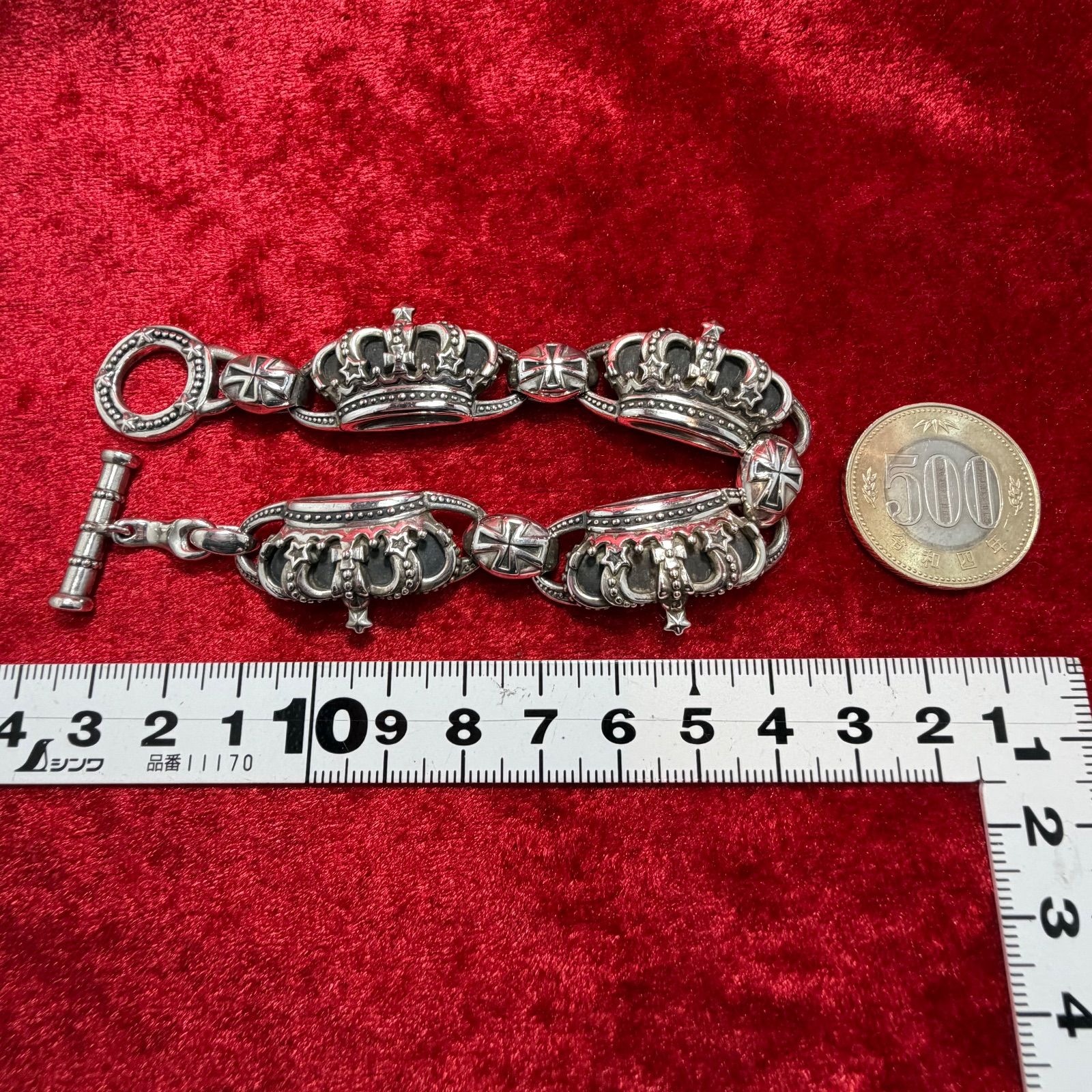 美品 ブレスレット 清春/KIYOHARU 88.6g ジャスティンデイビス/Justin