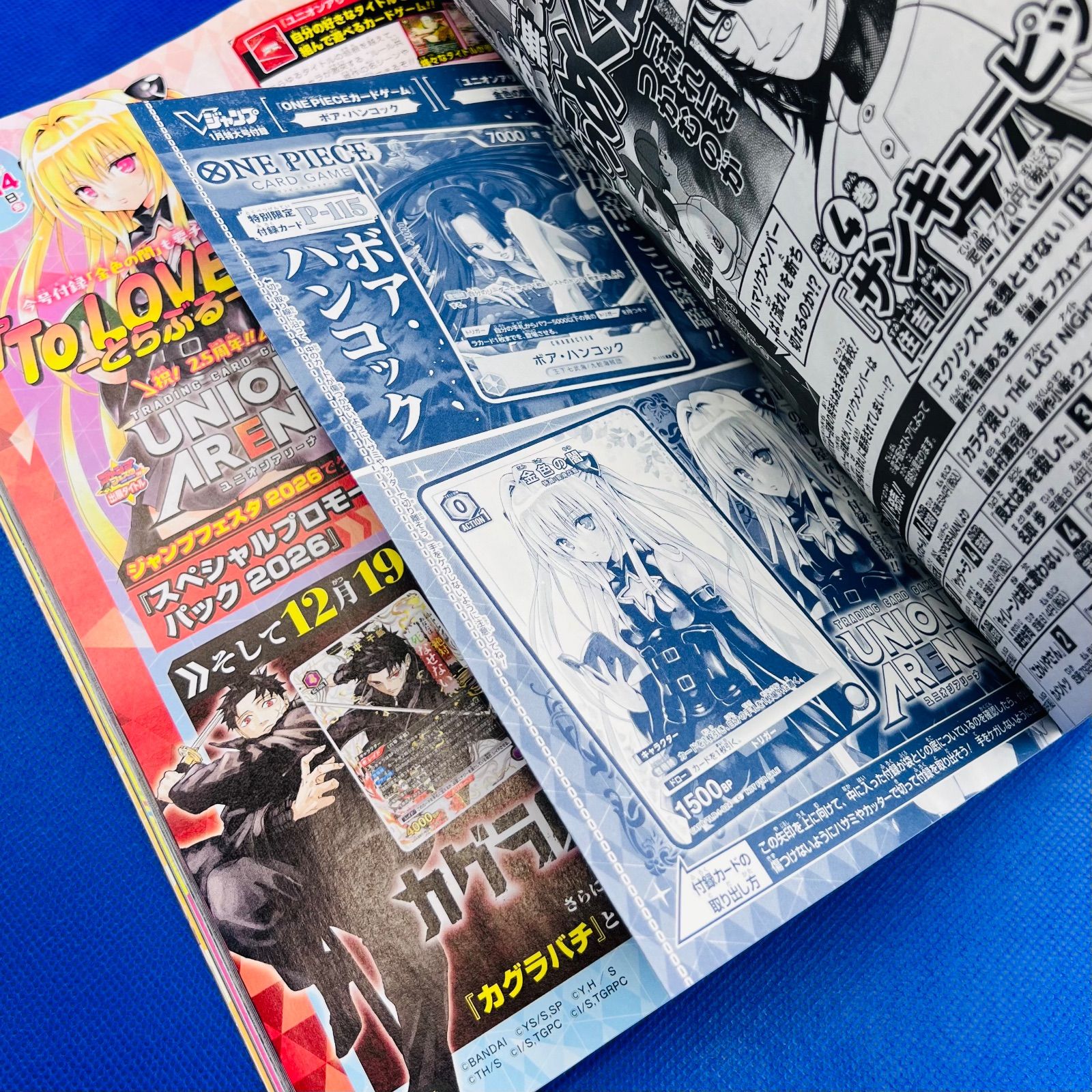 新品未使用】Vジャンプ 2026年1月特大号 付録カード全部付き 付属