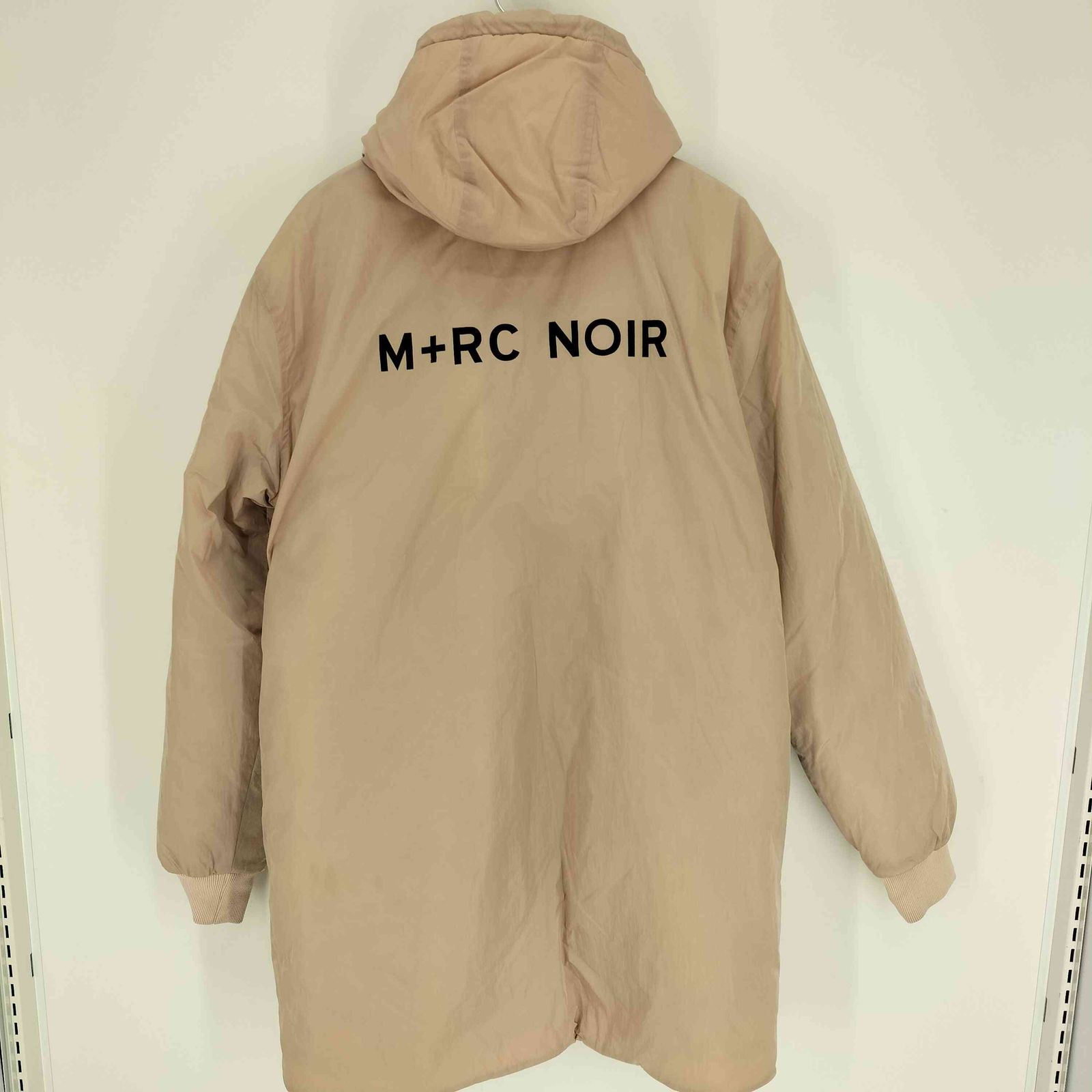 マルシェノア M+RC NOIR 裏地モノグラム 総柄 ジップアップ フーデッド