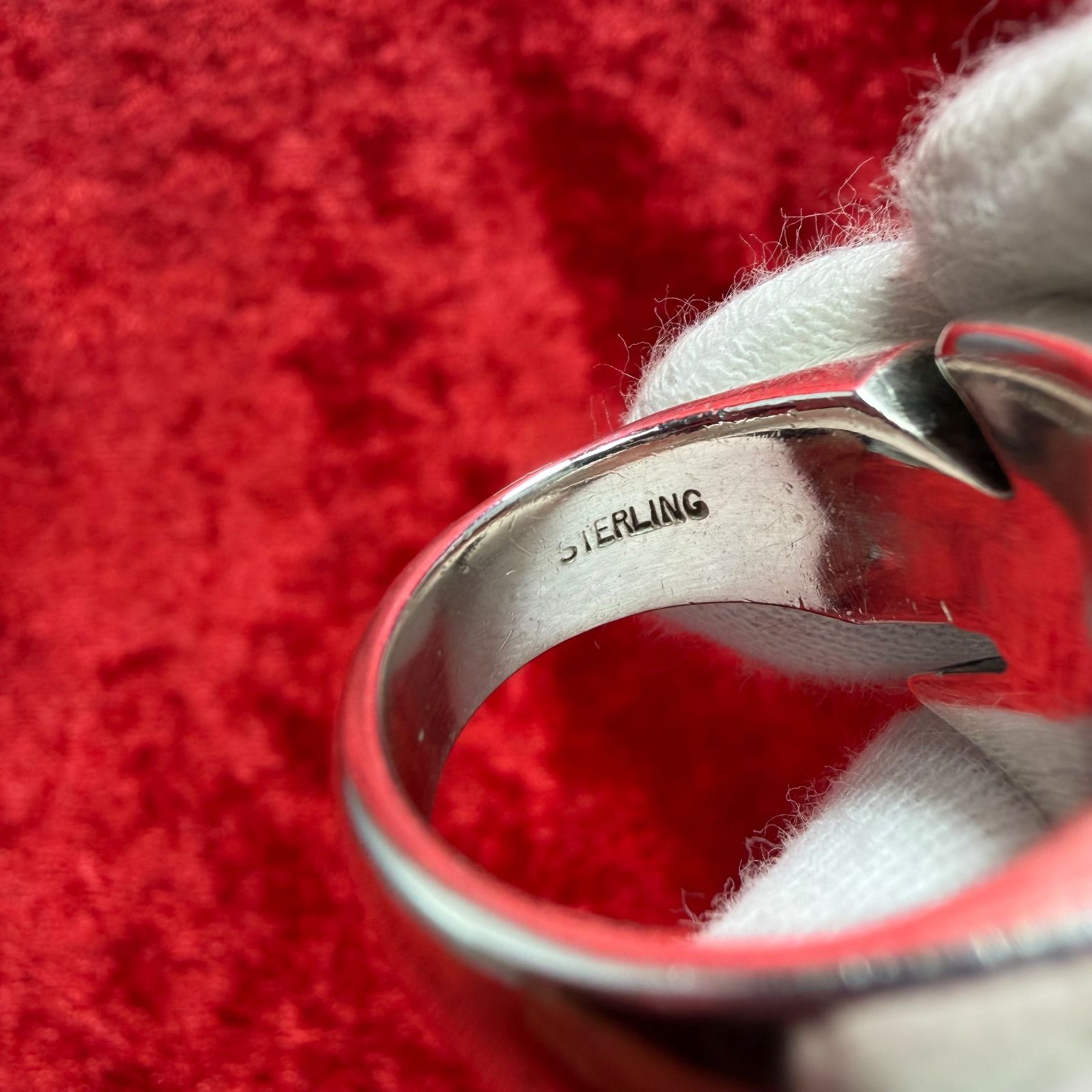 美品 リングサイズ16号x21.3g クロス フローラム エーアンドジー/A&G