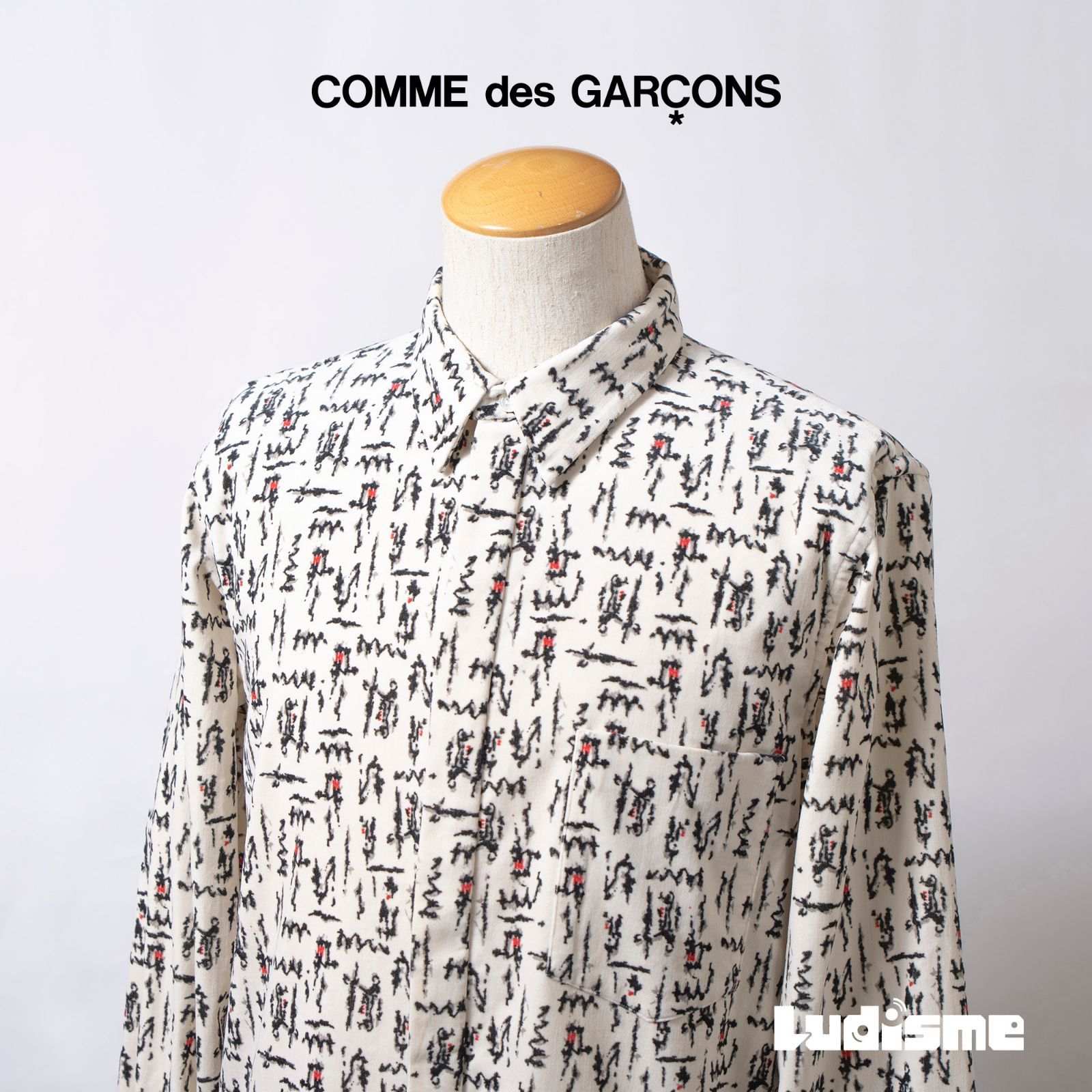 コムデギャルソン COMME des GARCONS HOMME PLUS AD2004 総柄シャツ