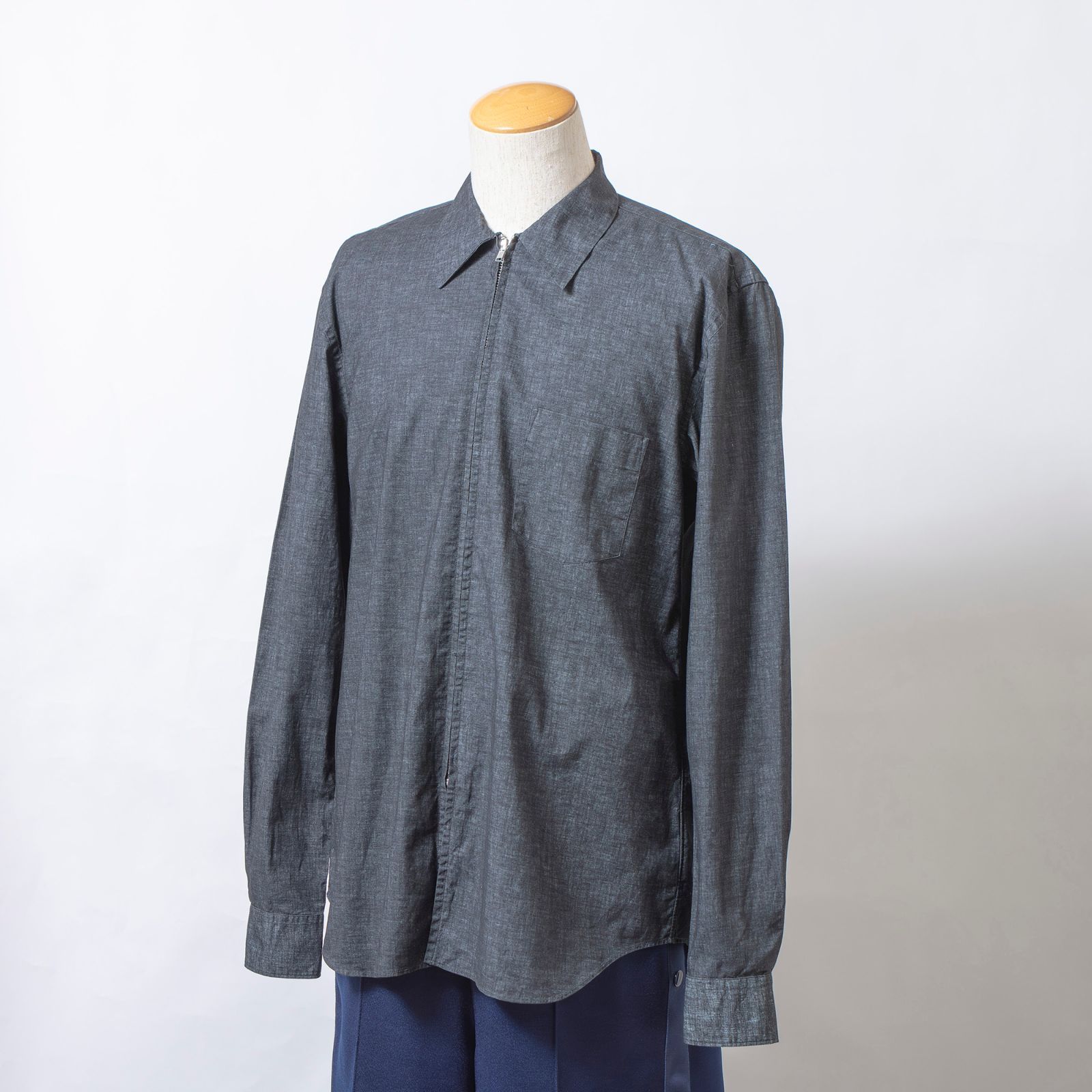 コムデギャルソン COMME des GARCONS SHIRT ジップアップ デニムシャツ