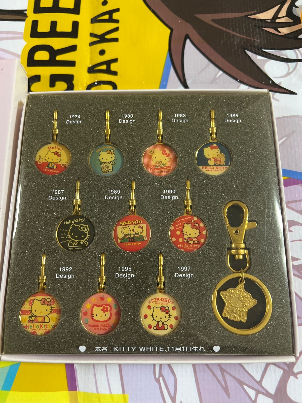 ハローキティ セピア ファスナーアクセサリー ハローキティ セピア