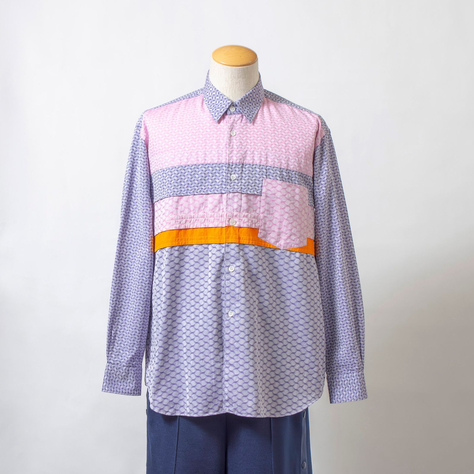コムデギャルソン COMME des GARCONS SHIRT 総柄 パッチワークデザイン