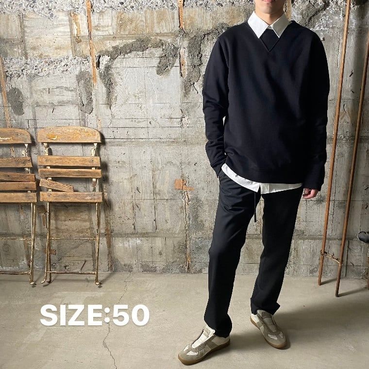 maison margiela マルジェラ black スウェット size50 - メルカリ