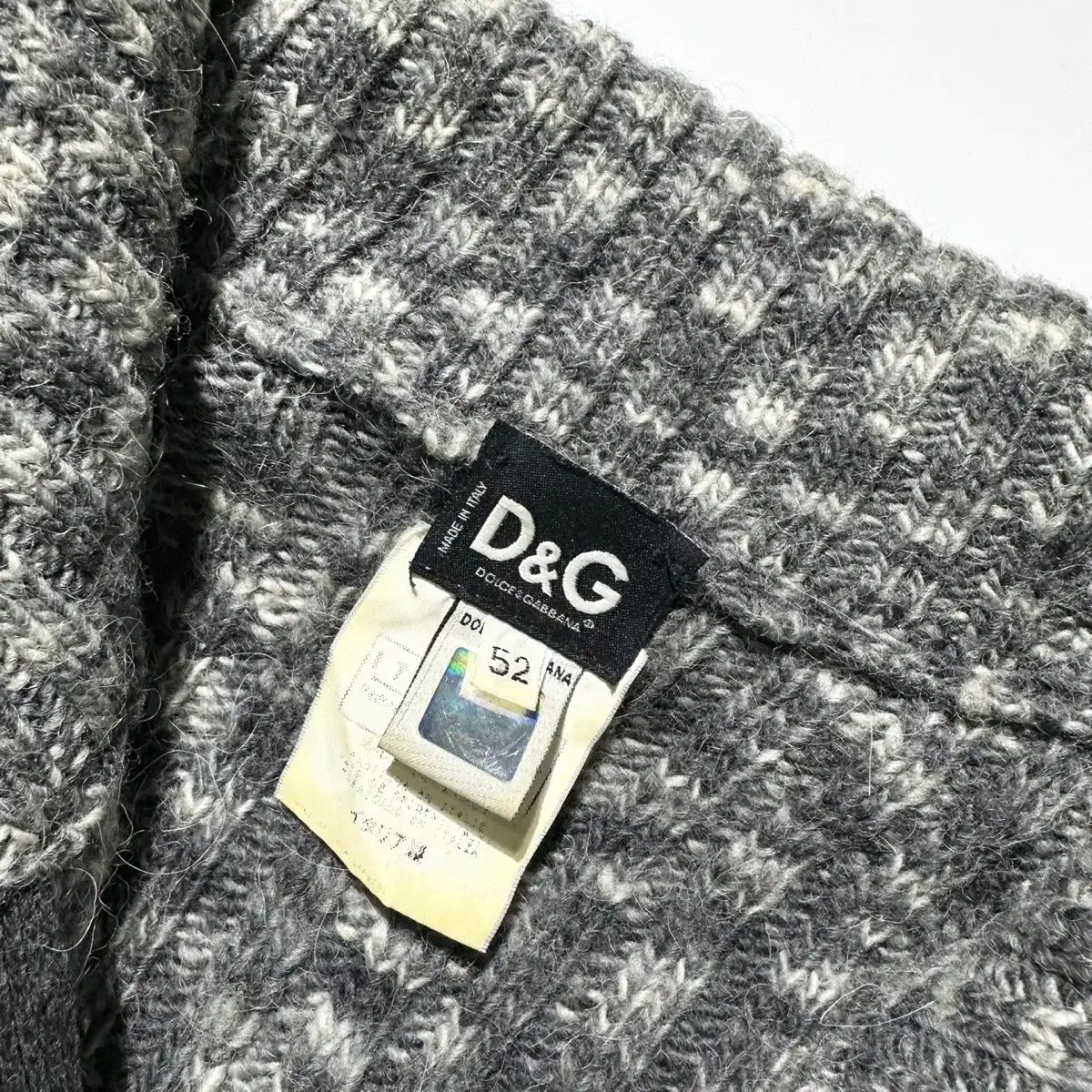 DOLCE & GABBANA ニットカーディガン グレー DOLCE & GABBANA ニットカーディガン グレー DOLCE & GABBANA ニット