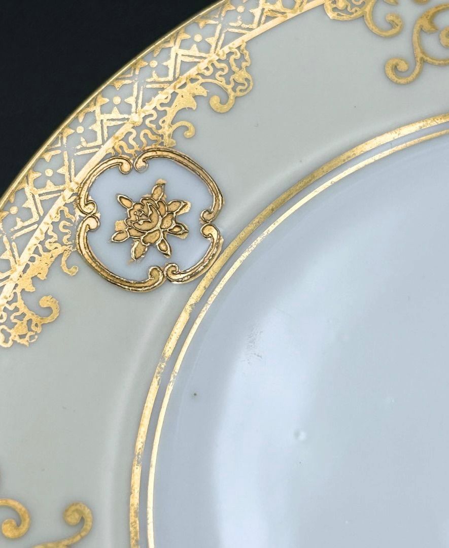 希少】オールドノリタケ（ソーサー＆プレート）マルキ印 里帰り