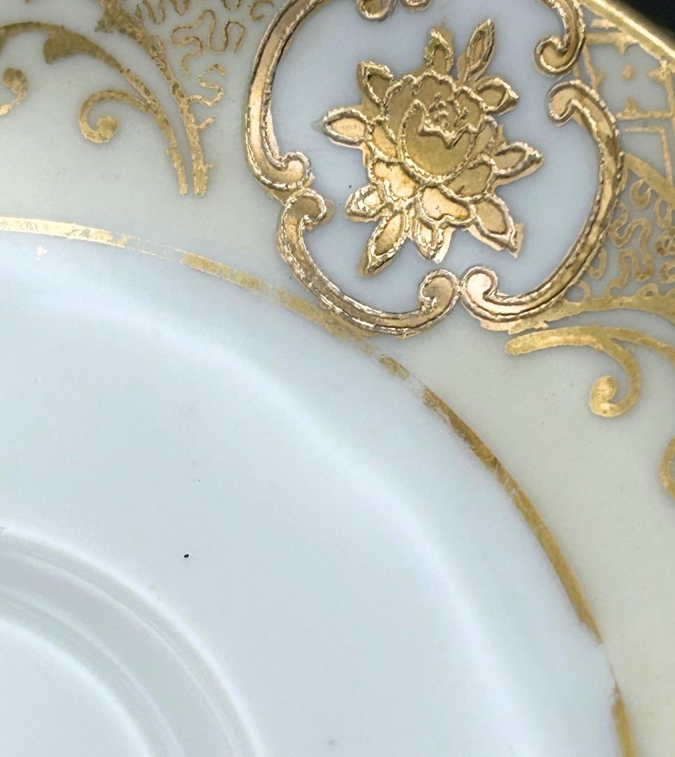 希少】オールドノリタケ（ソーサー＆プレート）マルキ印 里帰り