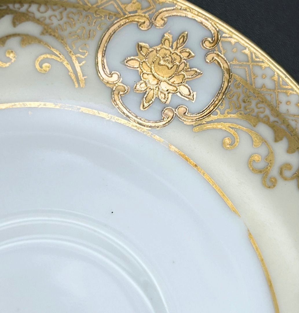 希少】オールドノリタケ（ソーサー＆プレート）マルキ印 里帰り