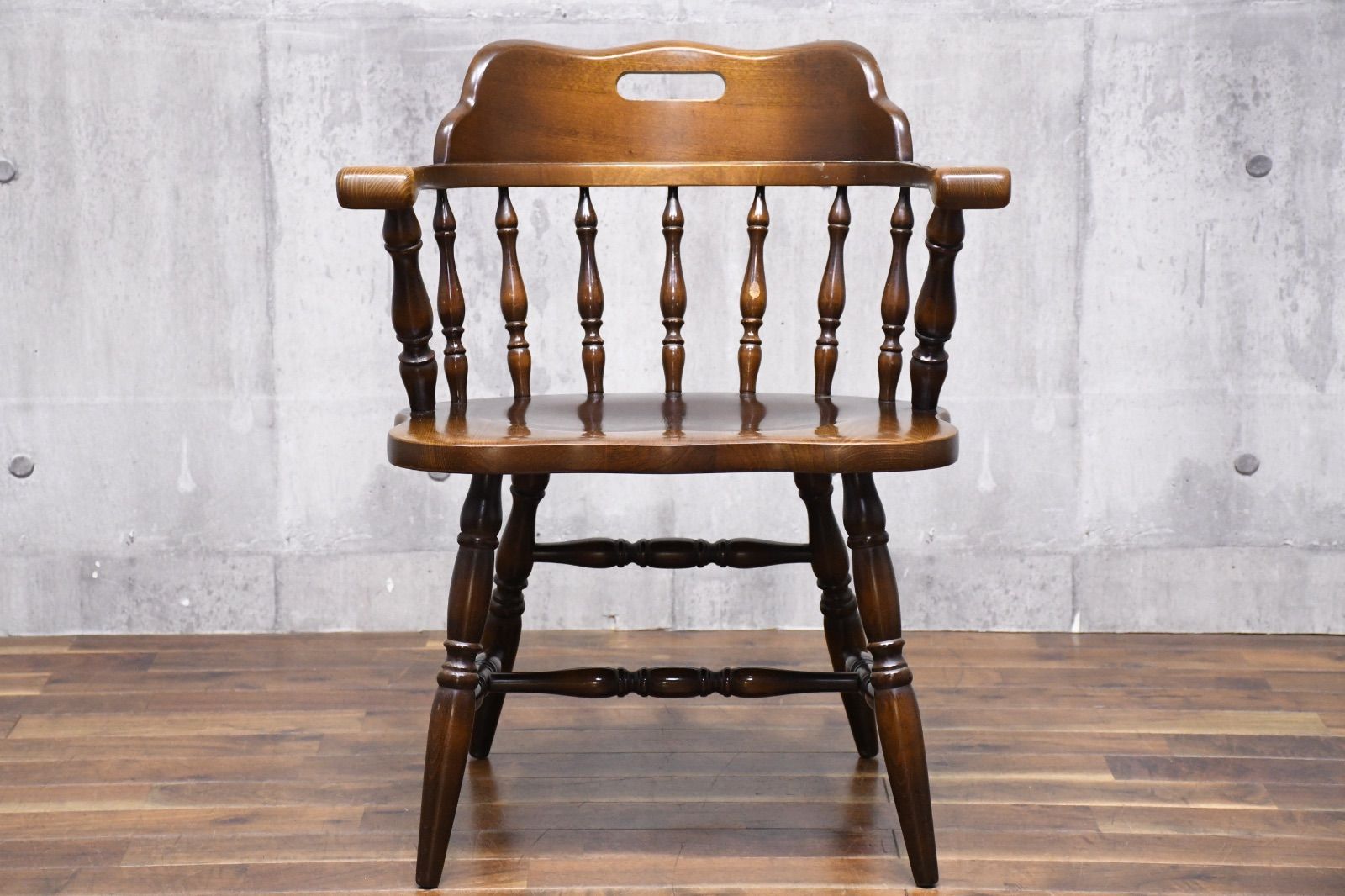 EKK47 飛騨産業 HIDA キツツキ ウィンザー アームチェア キャプテン