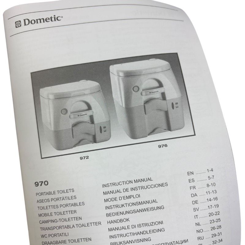 未使用】Dometic 976 ポータブルトイレ 介護用 簡易トイレ 携帯トイレ 