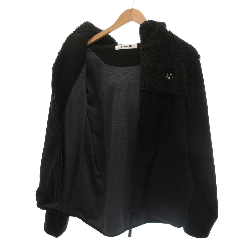 ネネット Ne-net 美品 にゃー フリース ブルゾン ジャケット パーカー