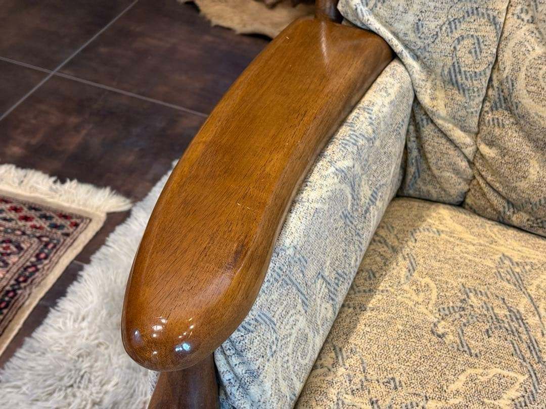  3人掛けソファ 3Pソファ ファブリック生地 アンティーク ビンテージ SZ 収納付きソファ 2人掛け 3人掛けソファ ソファ ソファベッド