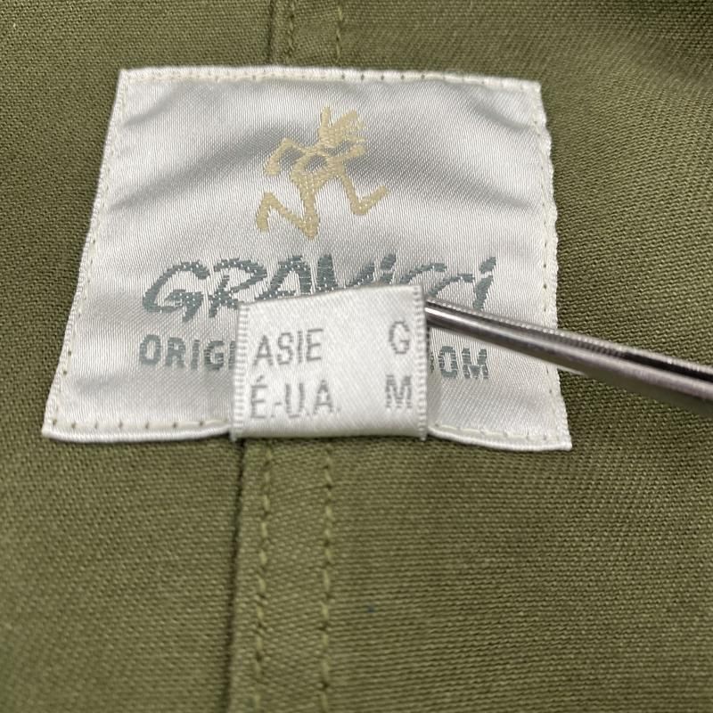 中古】24AW GRAMICCI TWILL-AROUND JACKET ジャケット サイズL 緑