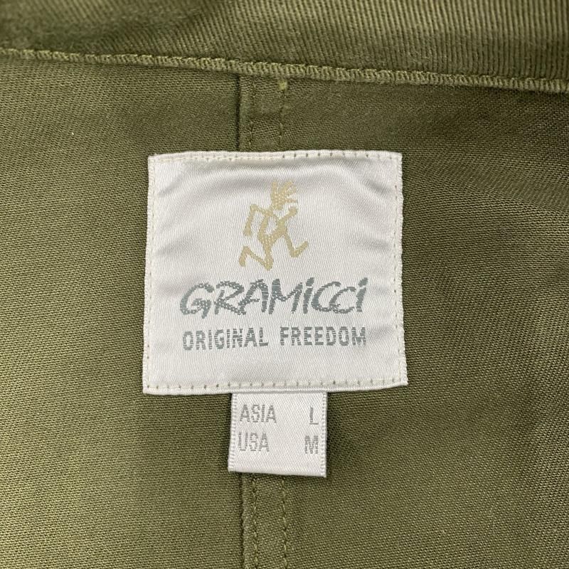 中古】24AW GRAMICCI TWILL-AROUND JACKET ジャケット サイズL 緑