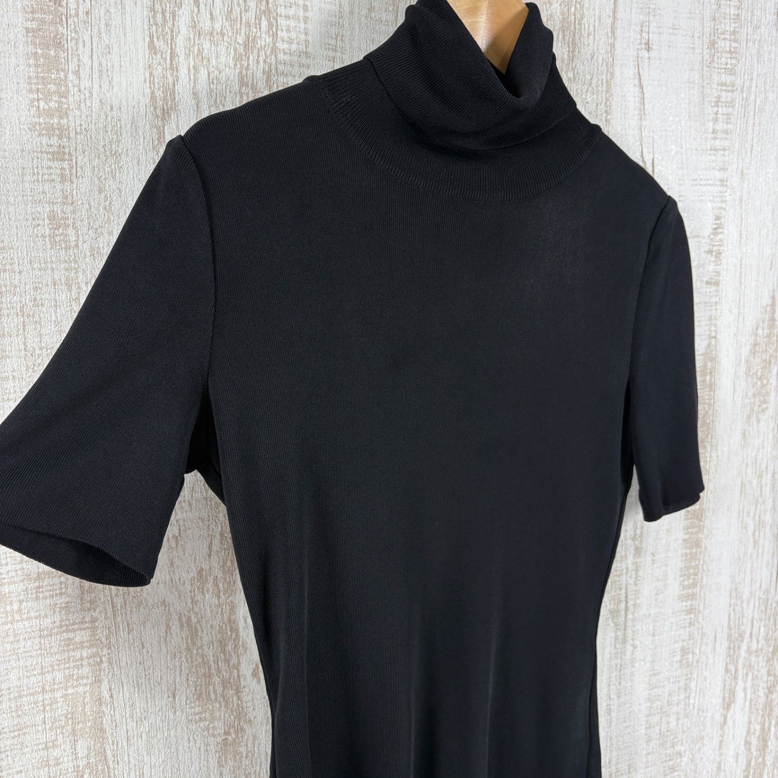 FOXEY 38 黒 カシミアシルクニット タートルネック フォクシー FOXEY 38 黒 カシミアシルクニット タートルネック フォクシー FOXEY