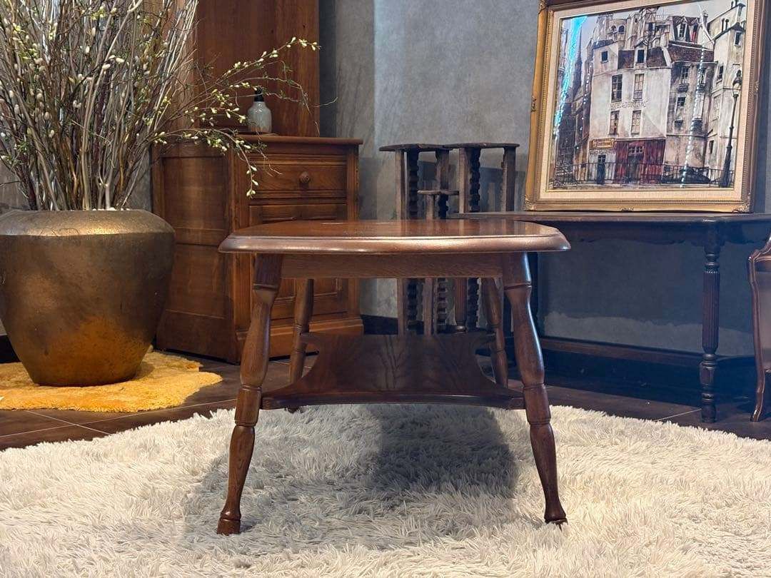 希少 KOSUGA コスガ ローテーブル センターテーブル アンティーク nZ