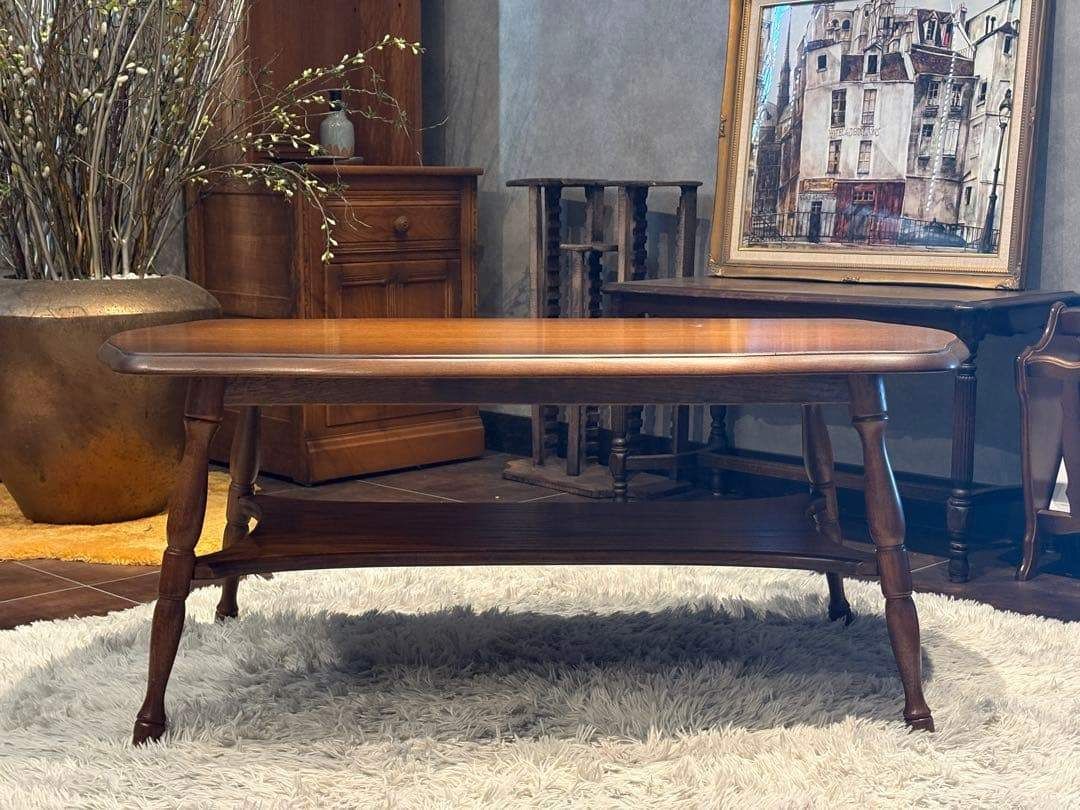 希少 KOSUGA コスガ ローテーブル センターテーブル アンティーク nZ