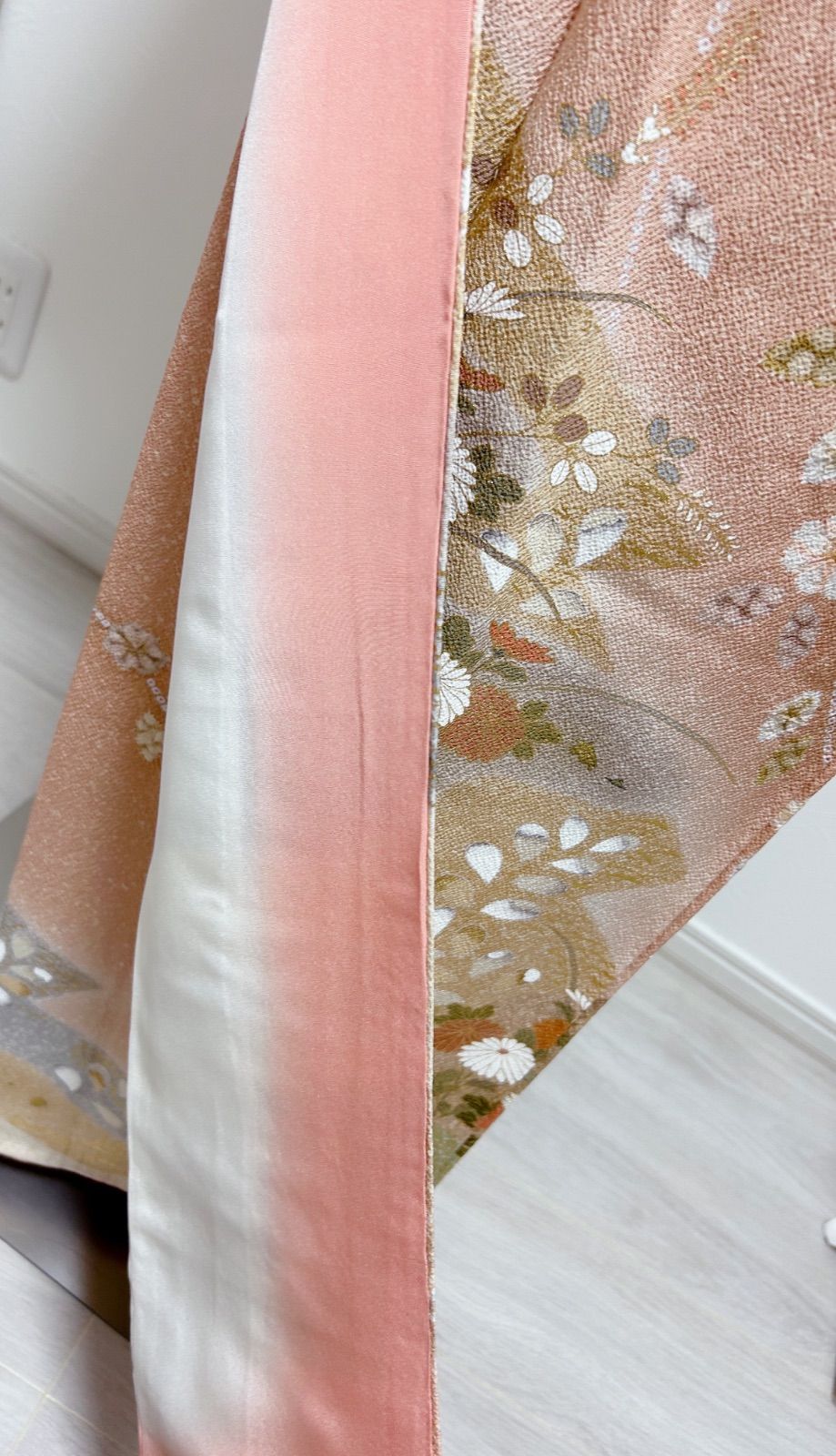 正絹 訪問着フルセット 豪華金彩 菊花文 暈し染め 正絹 逸品 - メルカリ