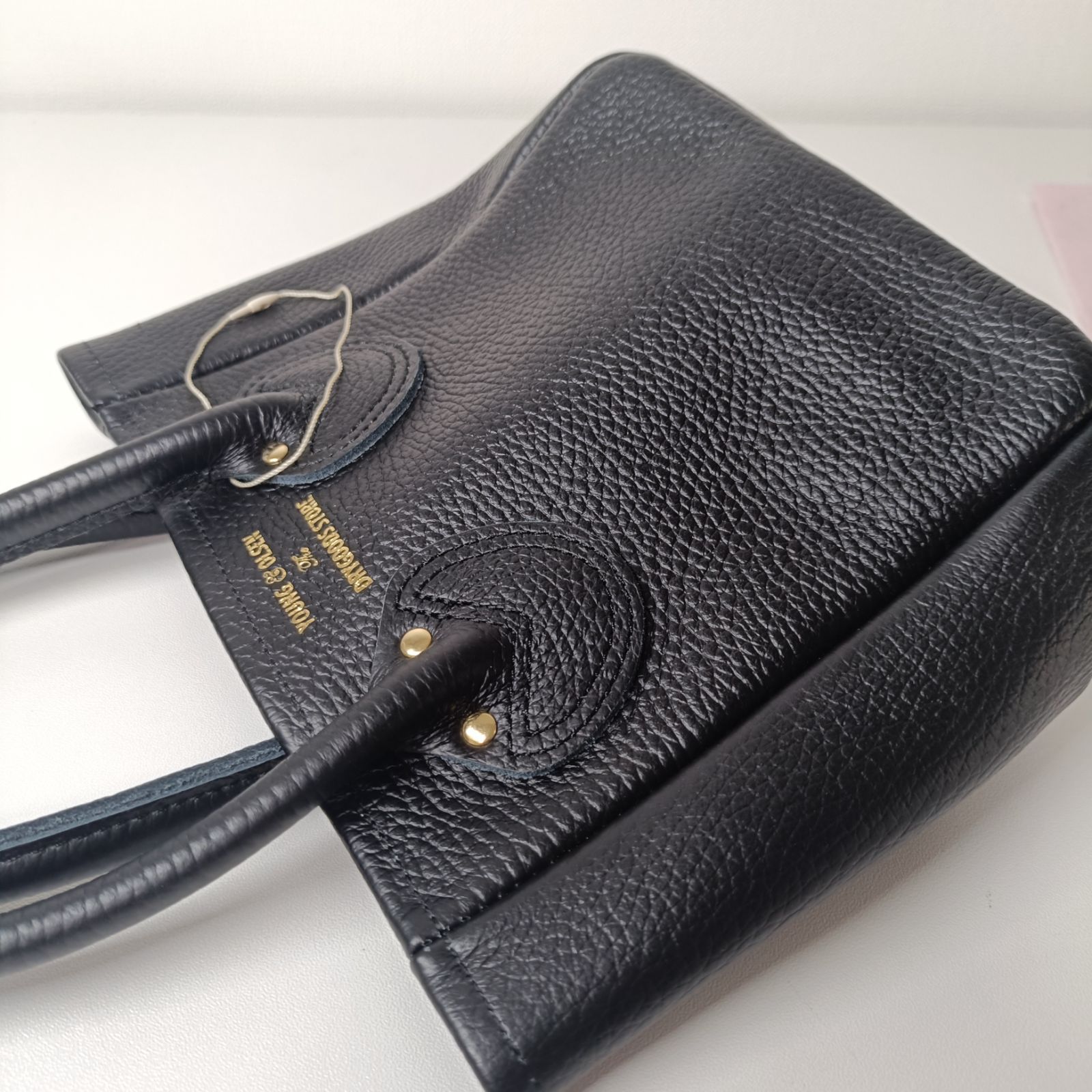 ヤングアンドオルセン トートバッグ ミニバッグ 本革レザー EMBOSSED 