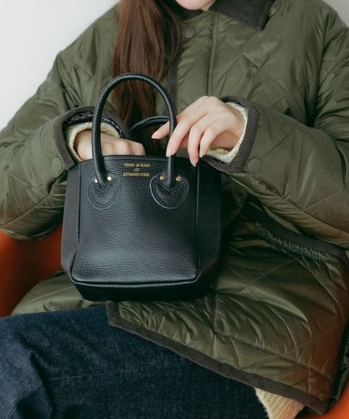 ヤングアンドオルセン トートバッグ ミニバッグ 本革レザー EMBOSSED 