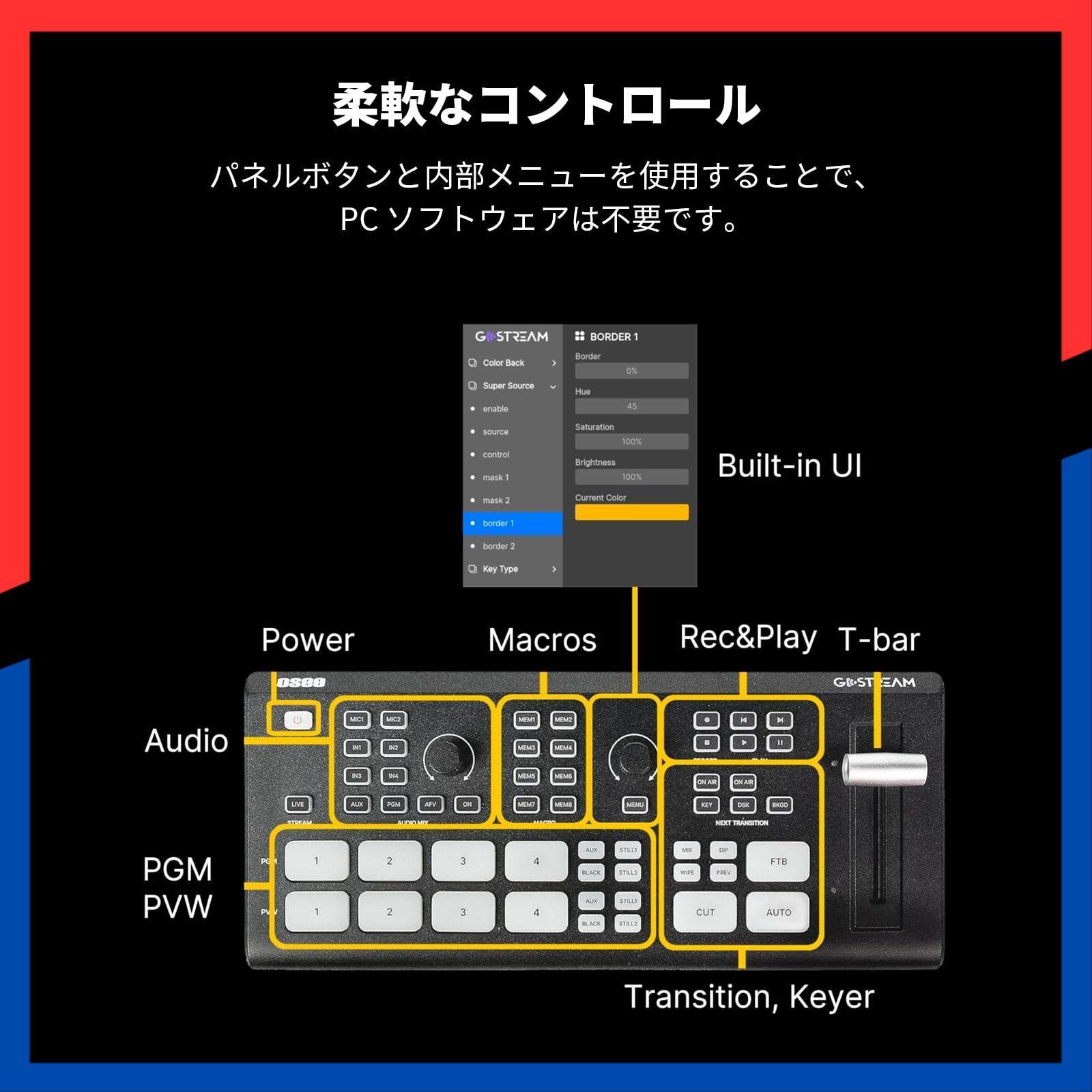 最終値下げ！最新ファーム配信用GoStream Deck ビデオスイッチャー 最終値下げ！最新ファーム配信用GoStream Deck ビデオスイッチャー