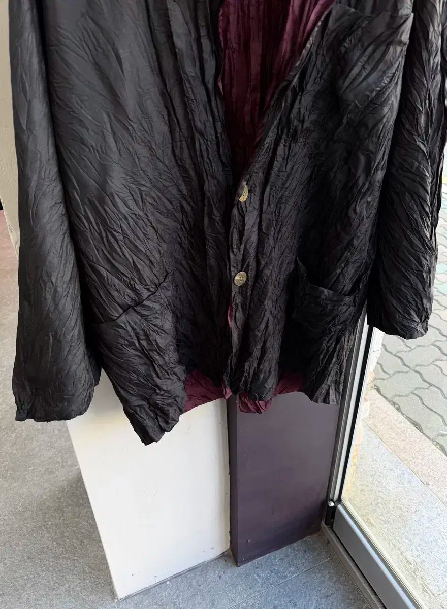 M/イッセイミヤケ 00s リバーシブル ハーフコート ジャケット - メルカリ