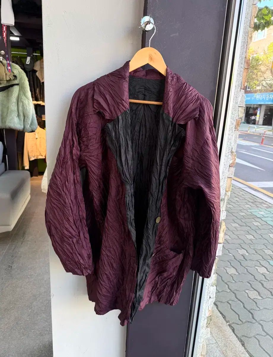 M/イッセイミヤケ 00s リバーシブル ハーフコート ジャケット - メルカリ