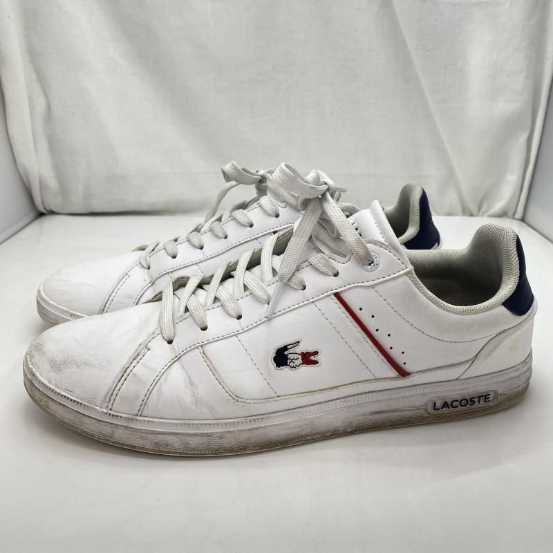 【中古】LACOSTE スニーカー サイズ28.0cm 白 35242 1223 ラコステ[91]