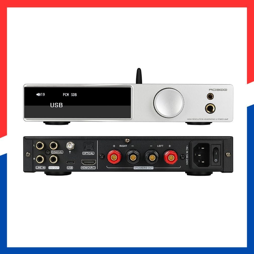 数量 HDMI Bluetooth DAC ARC RCA MQA USB COAX OPT XU 316 スピーカー サブウーファー XMOS 165 Wx Wパワーアンプ 4 mm 6 35 アンプ オールインワンDAC