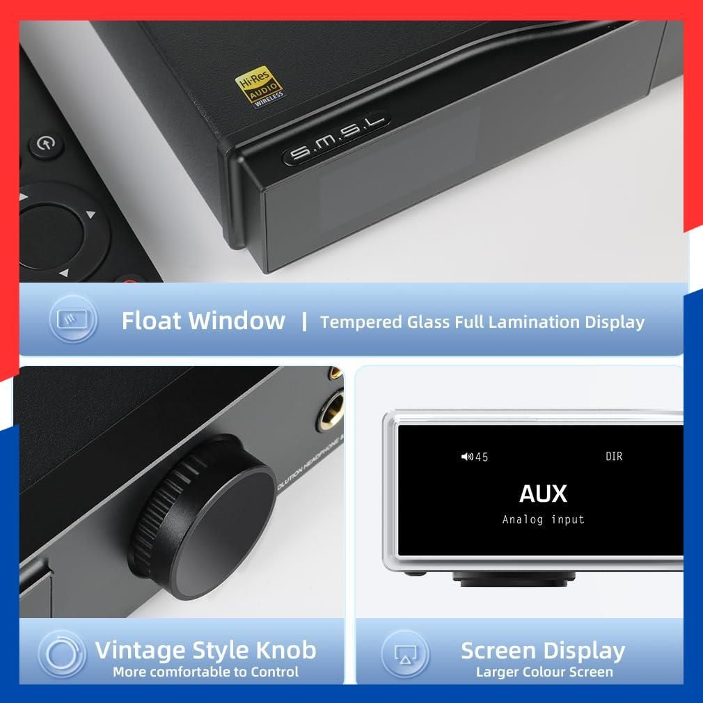 数量 HDMI Bluetooth DAC ARC RCA MQA USB COAX OPT XU 316 スピーカー サブウーファー XMOS 165 Wx Wパワーアンプ 4 mm 6 35 アンプ オールインワンDAC