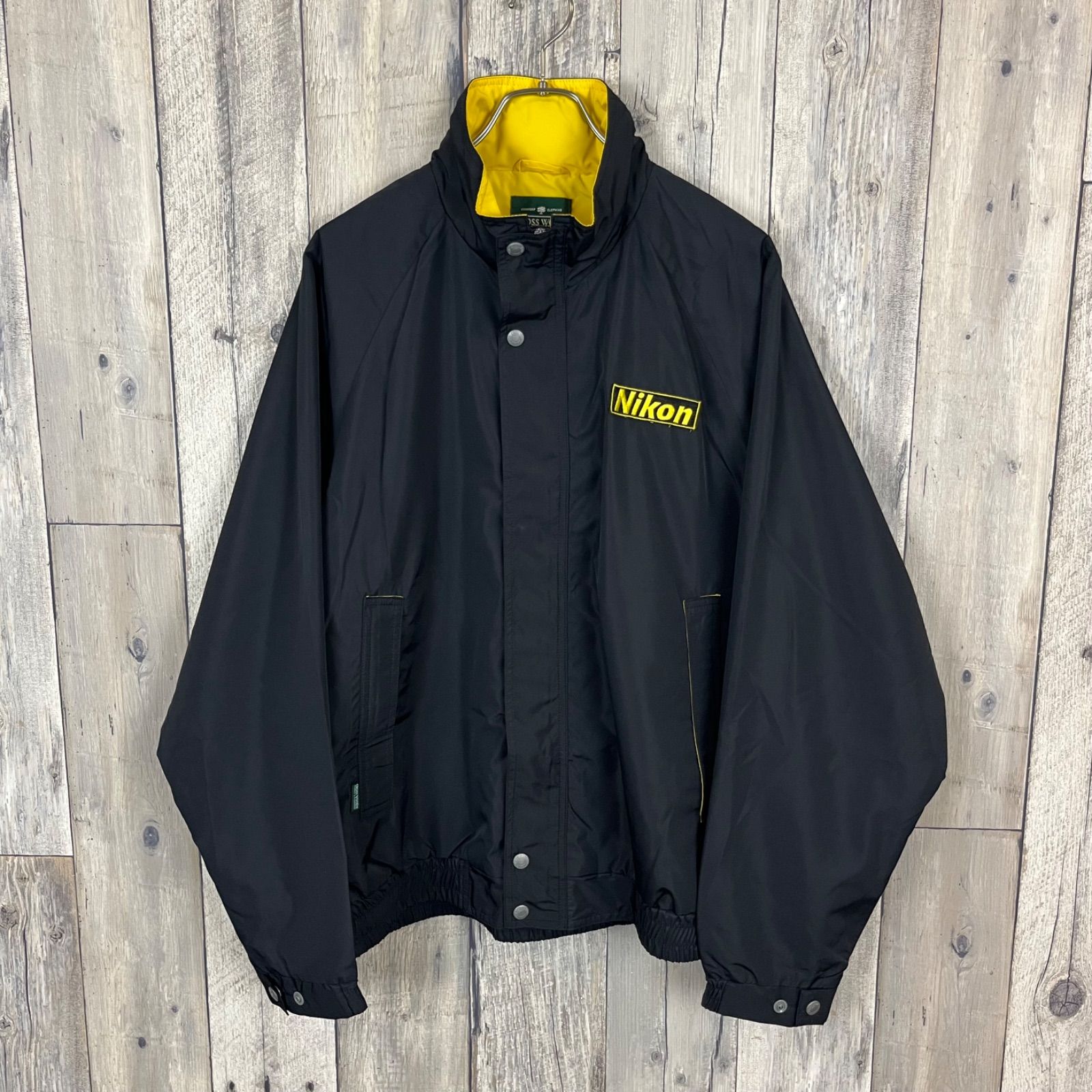 Nikon ニコン　ジャンパー CROSS WOOD Nikon ニコン 非売品 スタッフ ジャンパー ラグラン